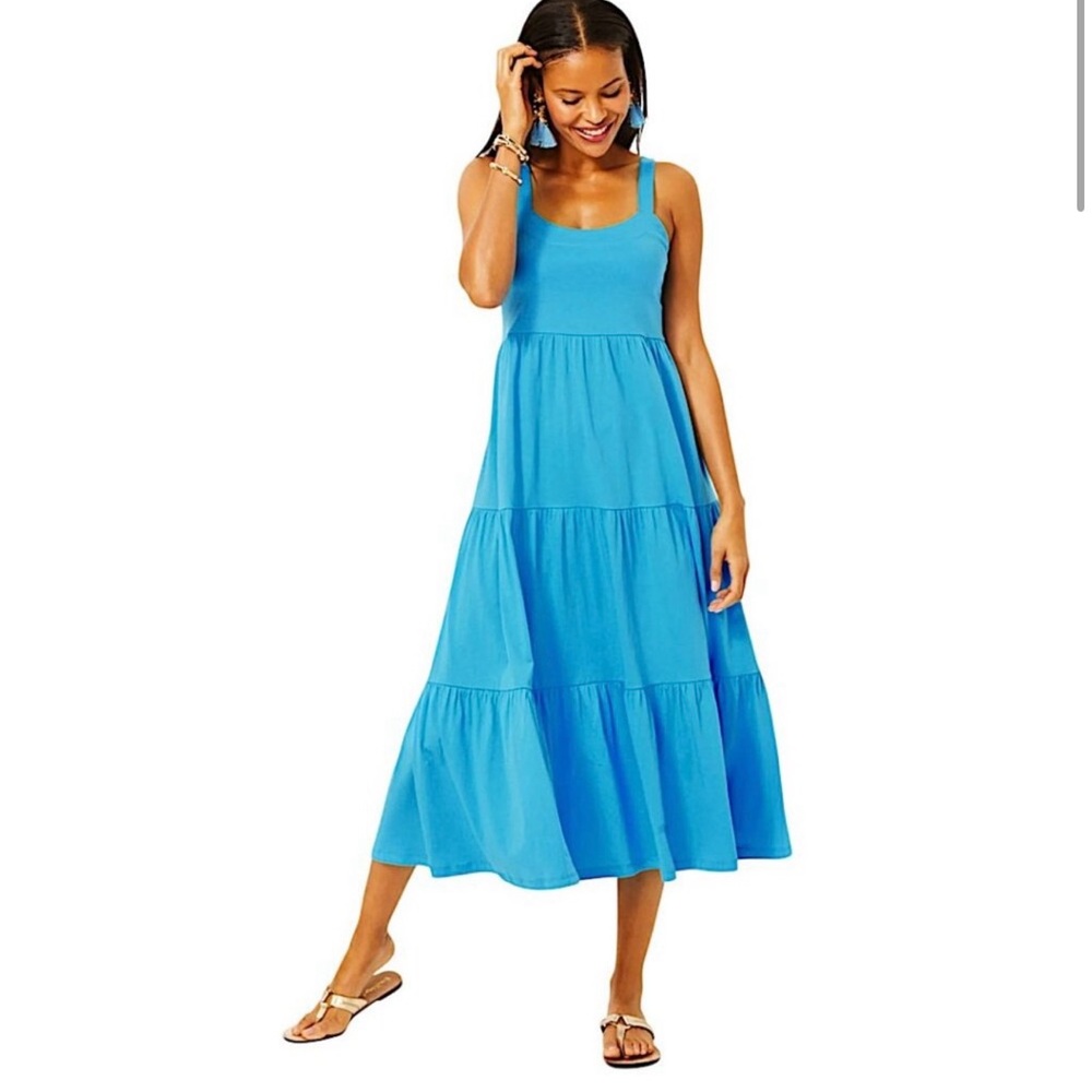 Lilly Pulitzer Miri Midi Dress - Lunar Blue